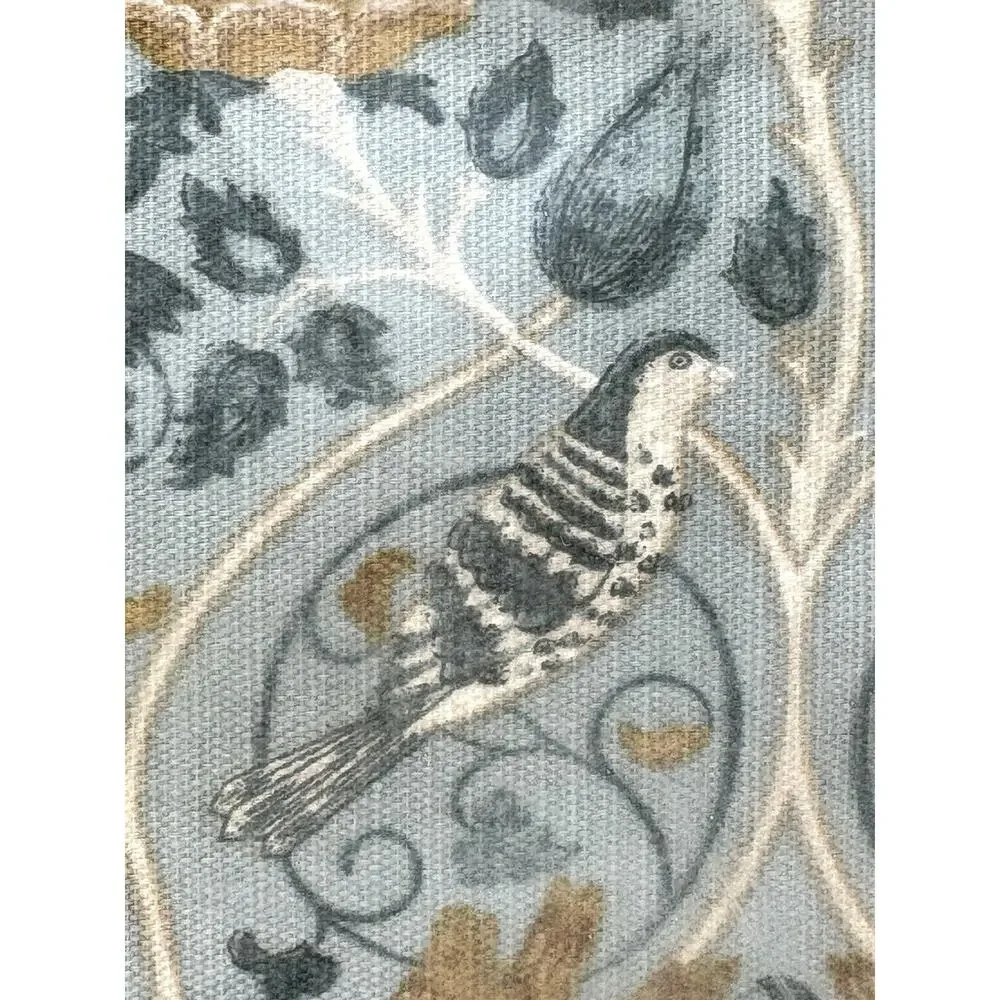 William Morris & Co Shower Curtain 72x72” Green Seasons By May Botanical Birds